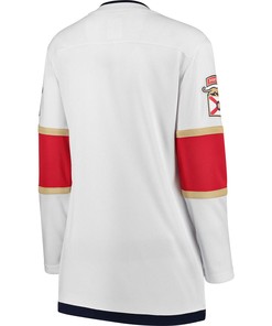 Women's White Florida Panthers Away Breakaway Jersey Jersey