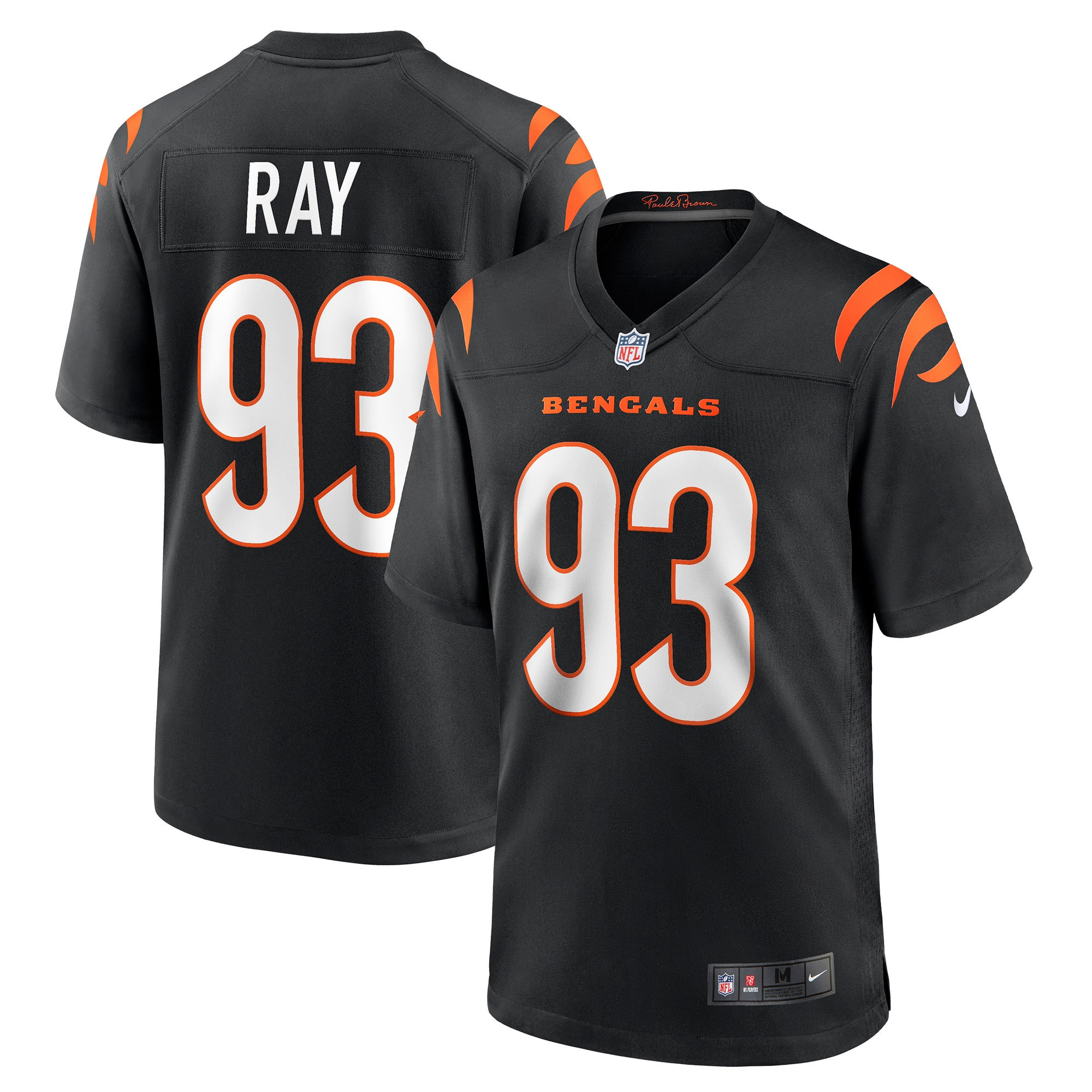 Wyatt Ray Cincinnati Bengals Game Jersey - Black Nfl