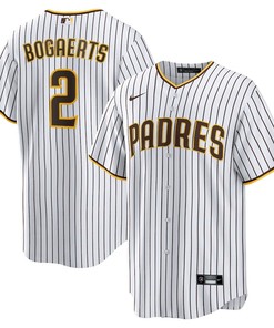 Xander Bogaerts 2 San Diego Padres Home Player Men Jersey - White/Brown