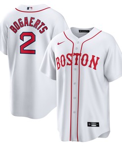 Xander Bogaerts Boston Red Sox 2021 Patriots Day Official Replica Player Jersey - White Mlb