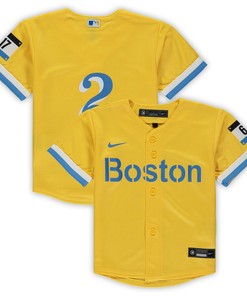 Xander Bogaerts Boston Red Sox Toddler City Connect Replica Player Jersey - Gold Mlb