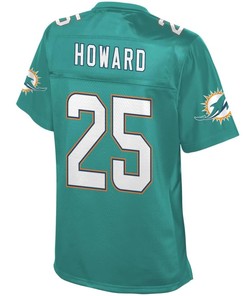 Xavien Howard Miami Dolphins Nfl Pro Line Womens Player Jersey - Aqua