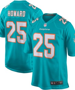 Xavien Howard Miami Dolphins Player Game Jersey - Aqua Nfl