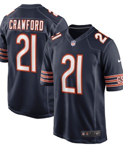 Xavier Crawford Chicago Bears Player Game Jersey - Navy Nfl