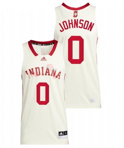 Xavier Johnson 0 Cream Indiana Hoosiers 2022 Basketball Honoring Black Excellence Jersey