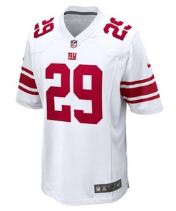 Xavier McKinney 29 New York Giants Away Game Player Jersey - White