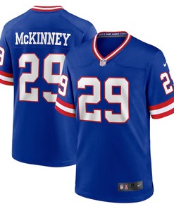Xavier McKinney 29 New York Giants Classic Player Game Jersey - Royal