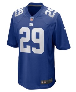 Xavier McKinney 29 New York Giants Game Jersey - Royal