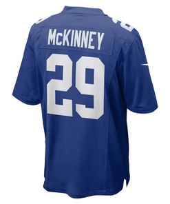 Xavier McKinney 29 New York Giants Game Jersey - Royal