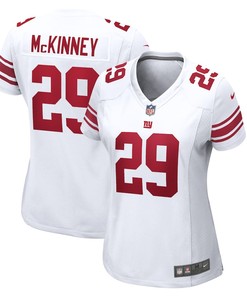 Xavier McKinney 29 New York Giants Women's Away Game Player Jersey - White