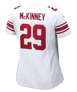 Xavier McKinney 29 New York Giants Women's Away Game Player Jersey - White