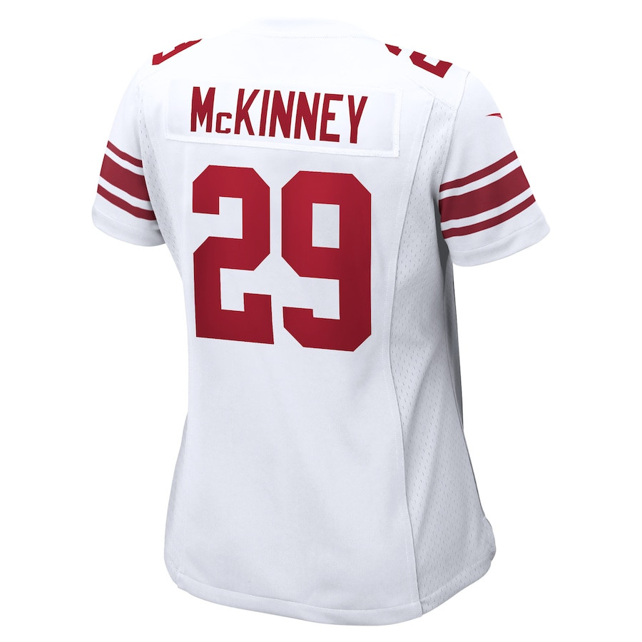 Xavier McKinney 29 New York Giants Women's Away Game Player Jersey - White