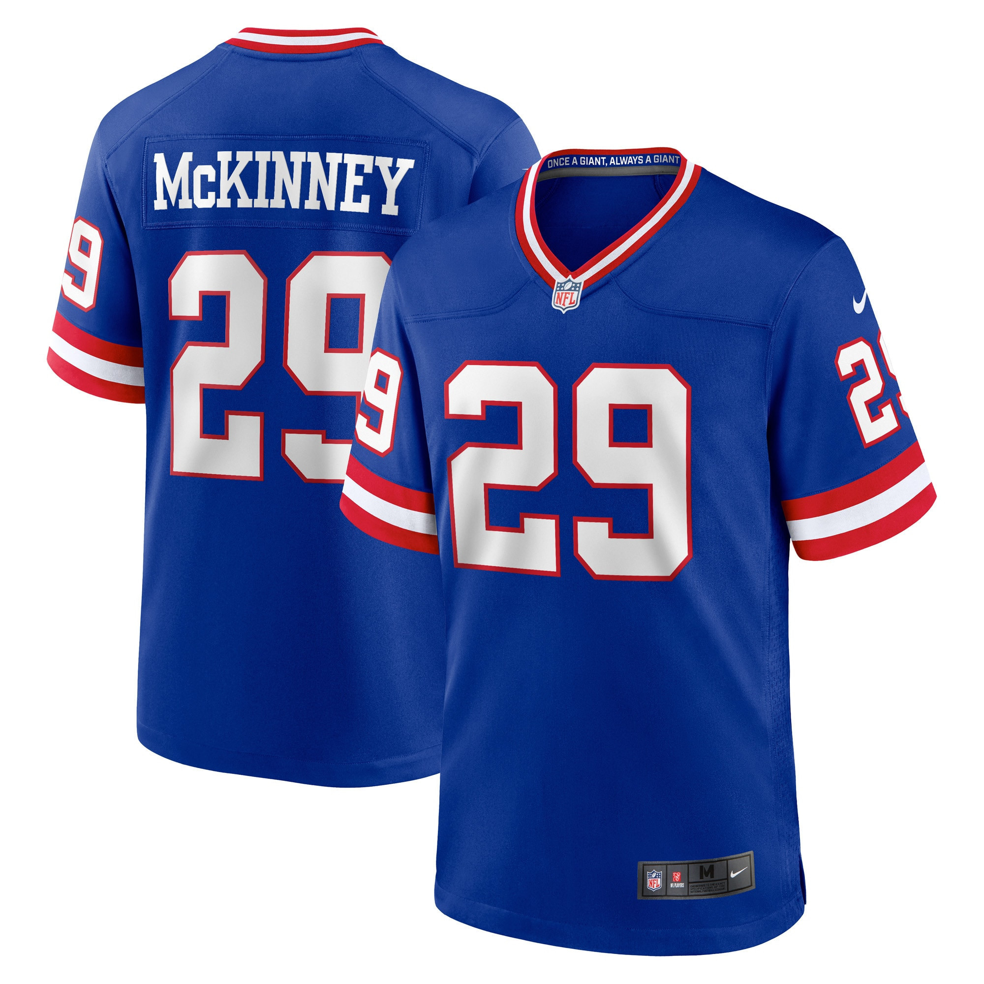 Xavier Mckinney New York Giants Classic Player Game Jersey - Royal Nfl