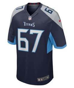Xavier Newman Tennessee Titans Game Player Jersey - Navy