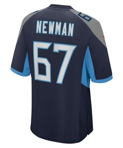 Xavier Newman Tennessee Titans Game Player Jersey - Navy