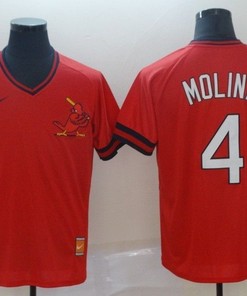 Yadier Molina #4 St Louis Cardinals 2020 Mlb Red Jersey
