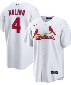 Yadier Molina 4 St. Louis Cardinals Home Men Jersey - White