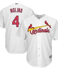 Yadier Molina St. Louis Cardinals Cool Base Player Jersey - White