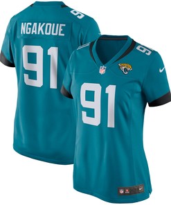 Yannick Ngakoue Jacksonville Jaguars Womens Game Jersey Teal Nfl