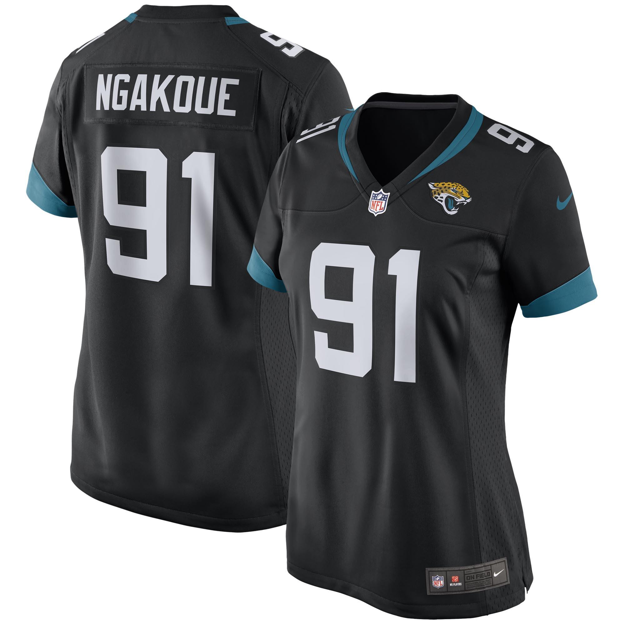 Yannick Ngakoue Jacksonville Jaguars Womens Game Player Jersey Black Nfl