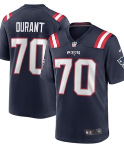 Yasir Durant New England Patriots Game Player Jersey - Navy Nfl