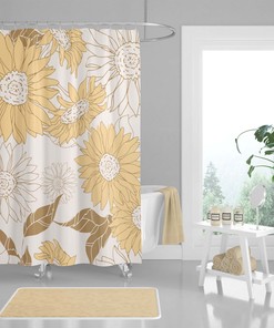 Yellow Daisies Shower Curtain for a Floral Touch in your Home Decor