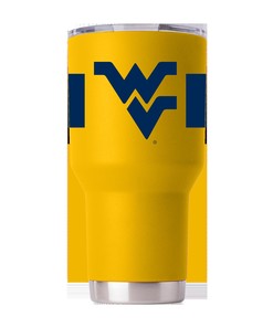 Yellow West Virginia Tumbler with Stripes - Limited Edition