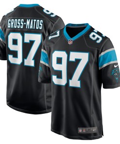 Yetur Gross-matos Carolina Panthers Player Game Jersey - Black Nfl