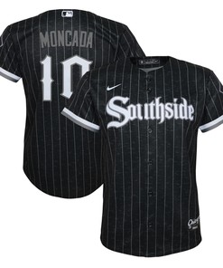 Yoan Moncada Chicago White Sox 2021 City Connect Replica Player Jersey - Black Mlb Ver 1