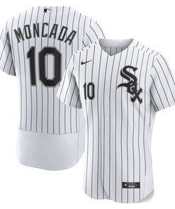 Yoan Moncada Chicago White Sox Home Authentic Player Jersey - White Mlb
