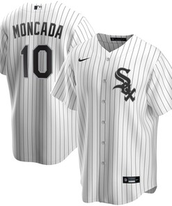 Yoan Moncada Chicago White Sox Home Replica Player Jersey White Mlb