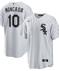 Yoan Moncada Chicago White Sox Home Replica Player Name Jersey White Mlb