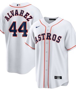 Yordan Álvarez 44 Houston Astros Home Player Jersey - White
