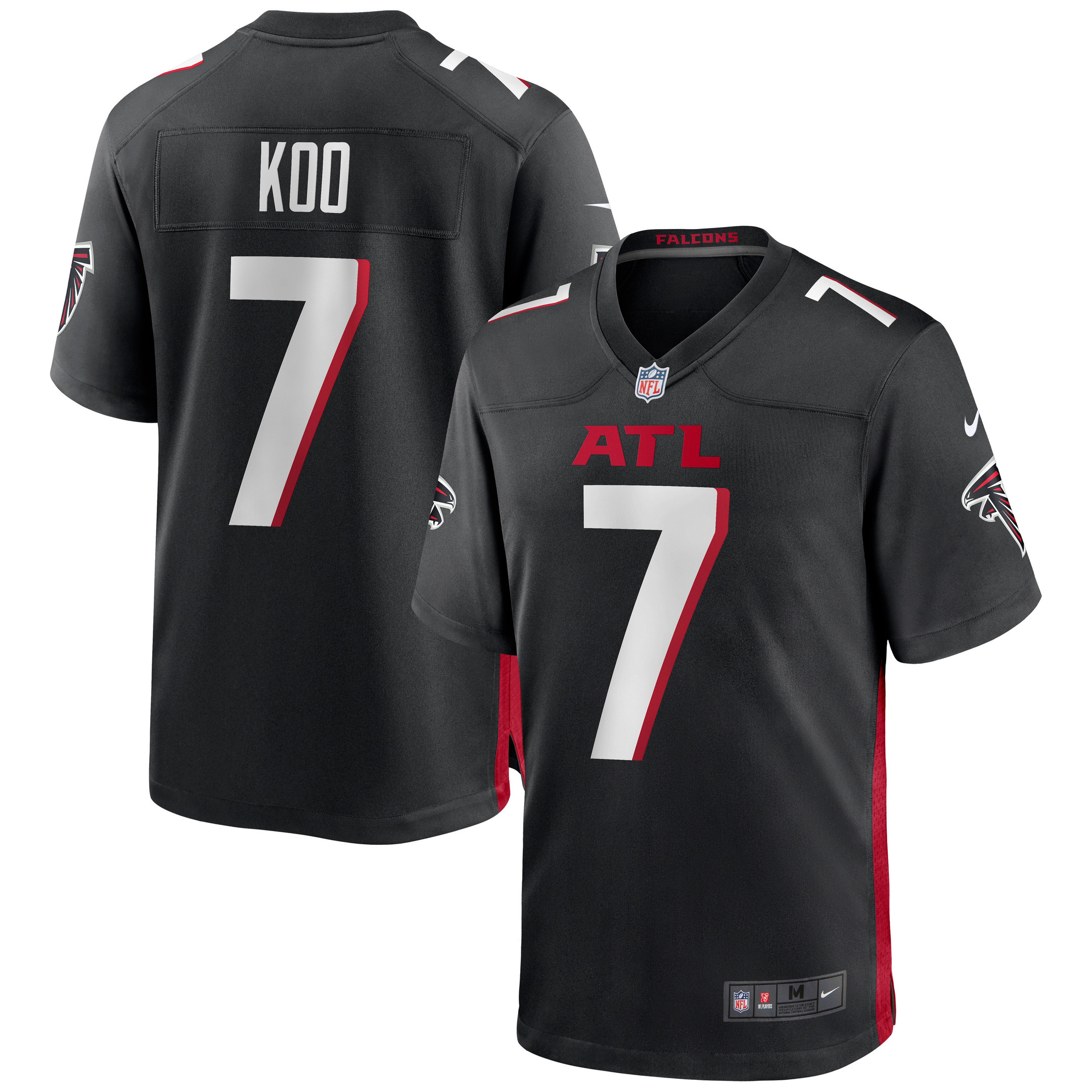 Younghoe Koo Atlanta Falcons Game Jersey - Black Nfl
