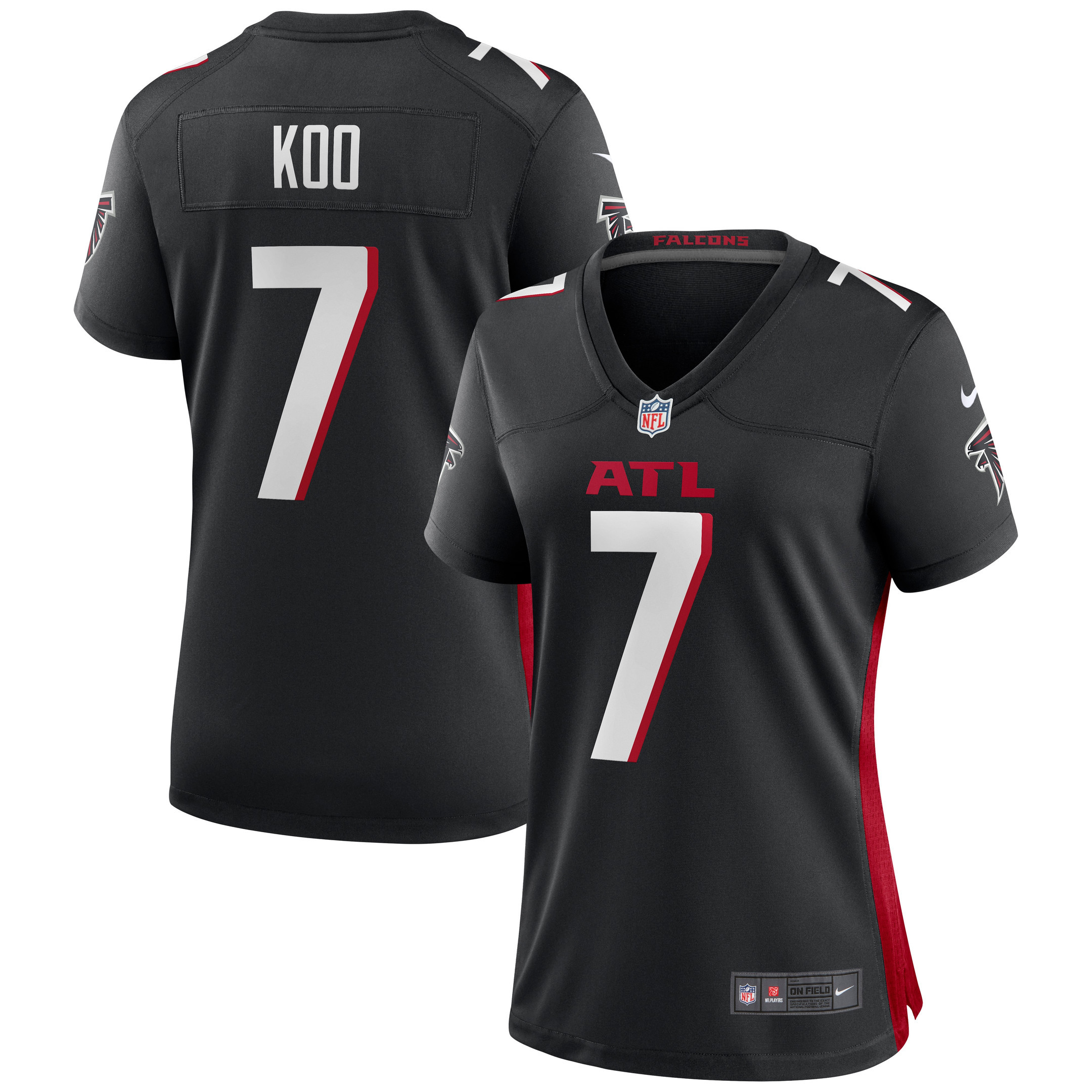Younghoe Koo Atlanta Falcons Womens Game Jersey - Black Nfl