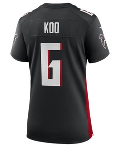 Younghoe Koo Atlanta Falcons Women's Home Game Jersey - Black