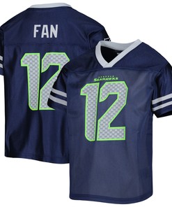 Youth 12th Fan Seattle Seahawks Game Jersey - College Navy