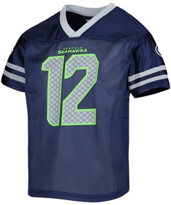 Youth 12th Fan Seattle Seahawks Game Jersey - College Navy
