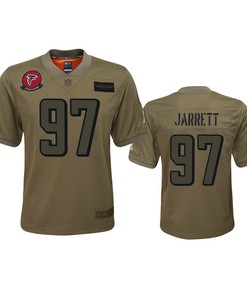 Youth Atlanta Falcons Grady Jarrett Camo 2019 Salute To Service Jersey