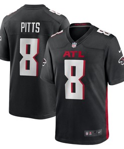 Youth Atlanta Falcons Kyle Pitts Black 2021 Nfl Draft First Round Pick Game Jersey Gift For Atlanta Falcons Fans