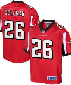 Youth Atlanta Falcons Tevin Coleman Nfl Pro Line Team Color Jersey