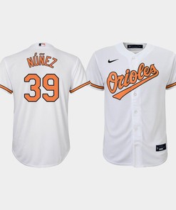 Youth Baltimore Orioles Renato Nunez 39 White Home Jersey