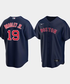 Youth Boston Red Sox 19 Jackie Bradley Jr. Alternate Navy Jersey