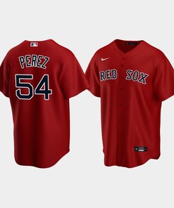 Youth Boston Red Sox 54 Martin Perez Alternate Red Jersey