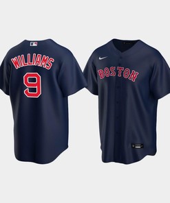 Youth Boston Red Sox 9 Ted Williams Alternate Navy Jersey