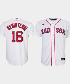 Youth Boston Red Sox Andrew Benintendi 16 White Home Jersey