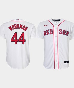Youth Boston Red Sox Brandon Workman 44 White Home Jersey