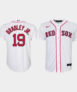 Youth Boston Red Sox Jackie Bradley Jr. 19 White Home Jersey