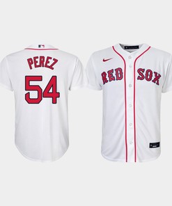 Youth Boston Red Sox Martin Perez 54 White Home Jersey