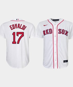 Youth Boston Red Sox Nathan Eovaldi 17 White Home Jersey
